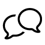 Chat bubble icon